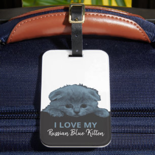 Ryska Blue Kitten Bagagebricka