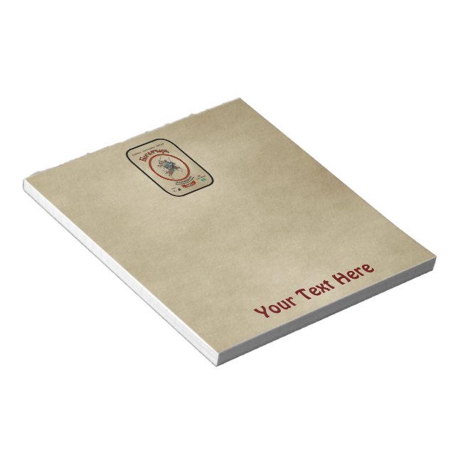 Ryska Bogatyr Beer Anteckningsblock (Vinklad)