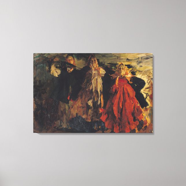 Ryska bönder, 1902 canvastryck (Framsida)