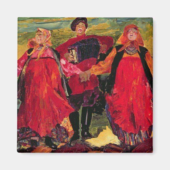 Ryska bönder Singing Magnet (Framsidan)