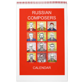 RYSKA COMPOSERS-väggkalender Kalender