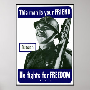 Ryska - Denna man är er vän - Gräns Poster