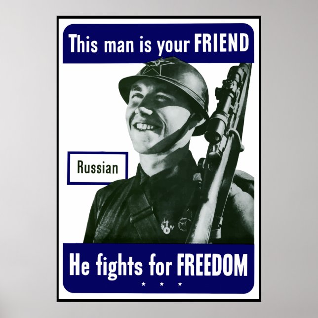 Ryska - Denna man är er vän - Gräns Poster (Framsidan)