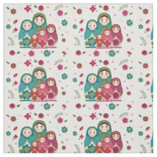 Ryska Dolls Fabric Tyg