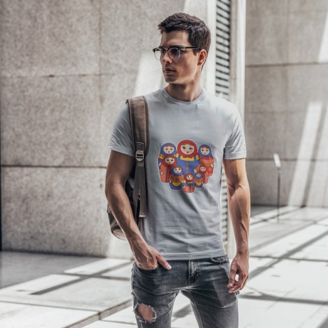 Ryska Dolls Matryoshka T Shirt (Skapare uppladdad)