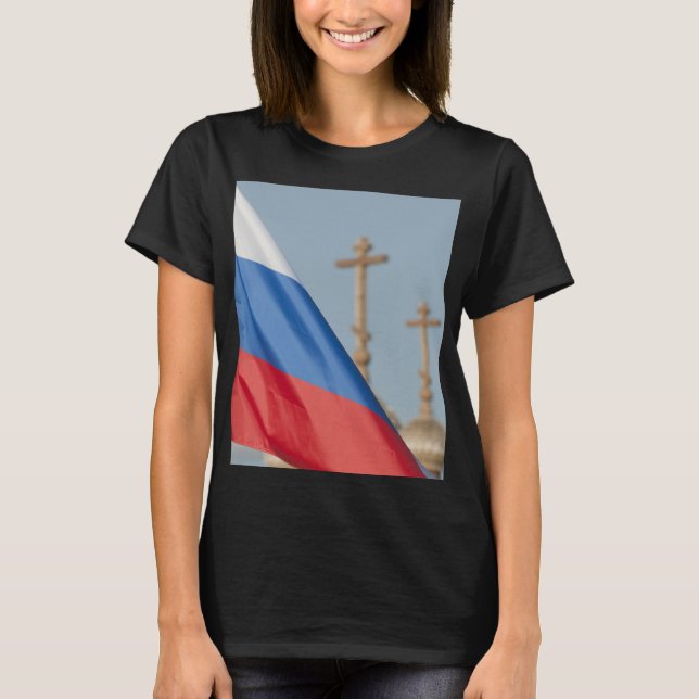 Ryska flagga tee shirt (Framsida)