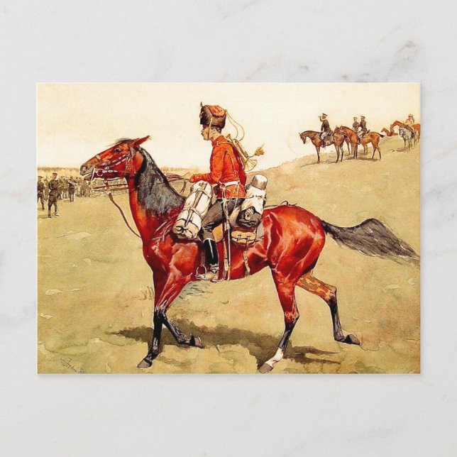 Ryska gardet vykort (Framsida)