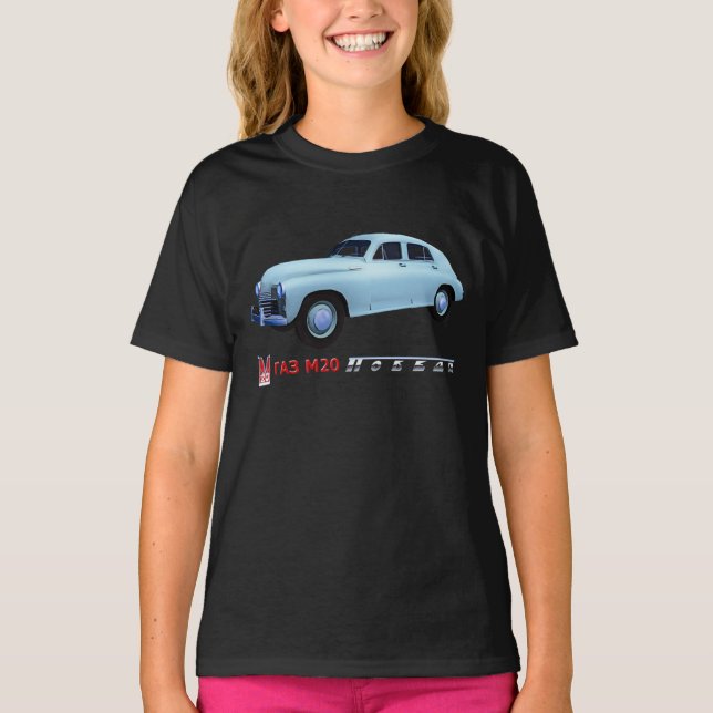 Ryska GAZ M20 Sedan T-shirt (Framsida)