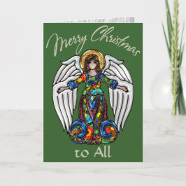 ryska Icon Guardian Angel Helgkort