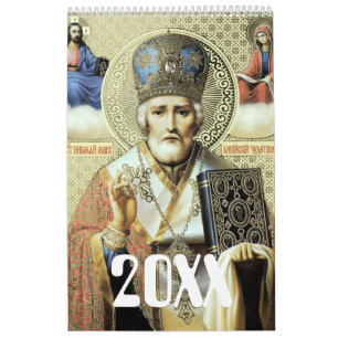 Ryska ikoner kalender