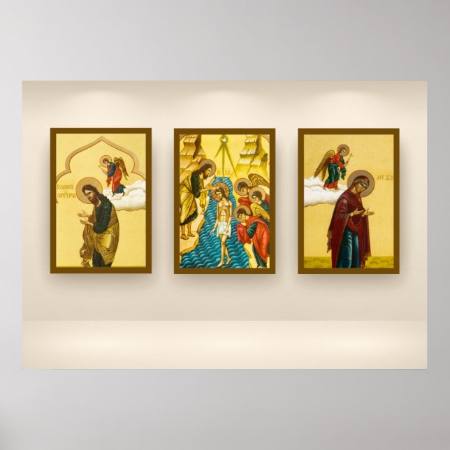 Ryska ikoner poster (Framsidan)