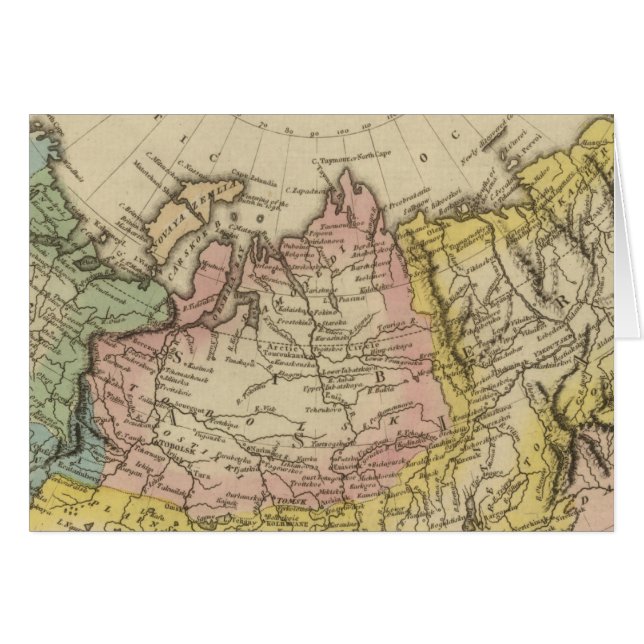 Ryska imperiet 2 hälsningskort (Framsidan Horizontal)