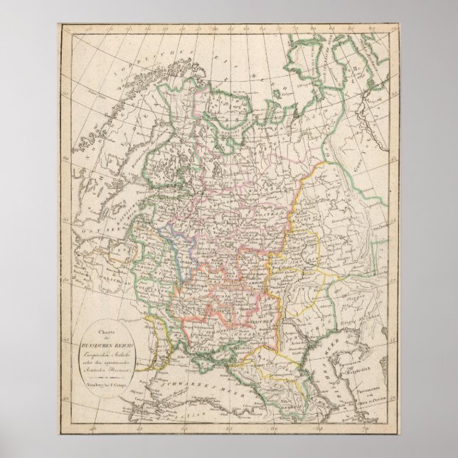 Ryska imperiet, Europa Antheil Poster (Framsidan)