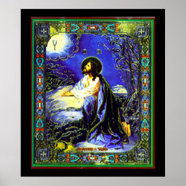 ryska Jesus Nouveau-utskrift Poster