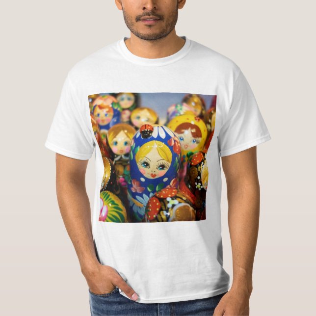 Ryska kapningsdockor t shirt (Framsida)