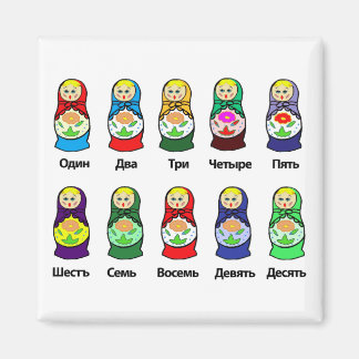 Ryska kapningsdoll (Matryoshka) Magnet
