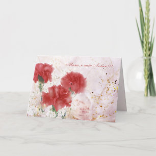 Ryska. Kärlek du Mamma. mors dag-kort Kort