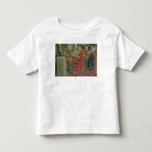 Ryska kvinnor för sjuttonde århundrade på kyrka t shirt