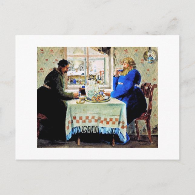 Ryska Manar vid Tea Vykort (Framsida)