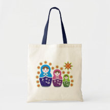 Ryska Matryoshka Doll Bags