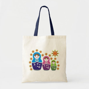 Ryska Matryoshka Doll Bags Tygkasse