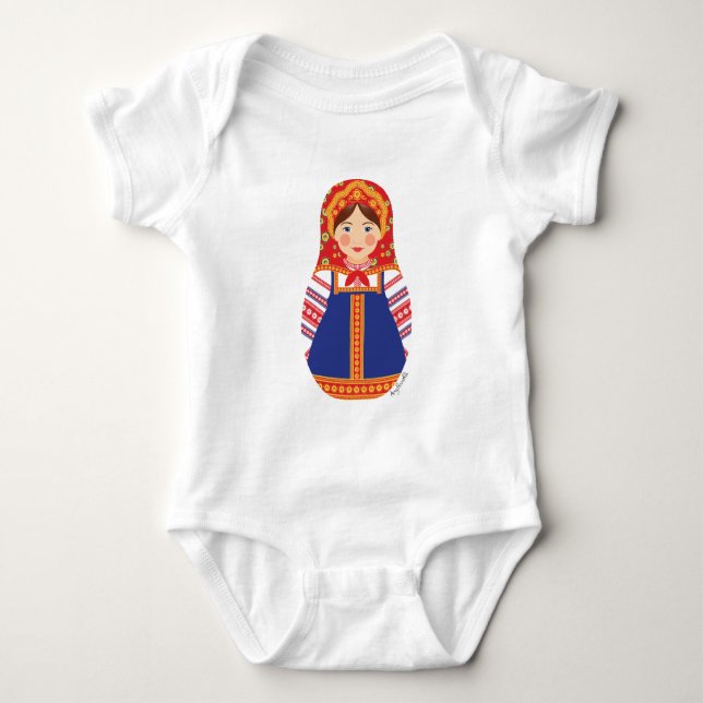 Ryska Matryoshka Tröja (Framsida)