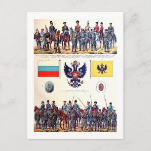 Ryska militären vykort