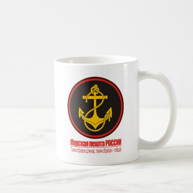 ryska Naval Infantry (marinsoldater) Kaffemugg (Höger)
