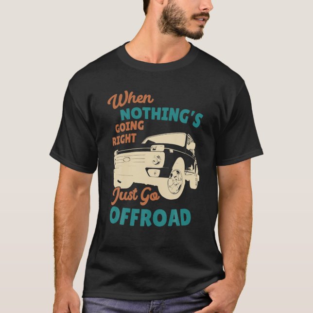 Ryska offroad 4X4 Ryssland Sovjetunionen T Shirt (Framsida)