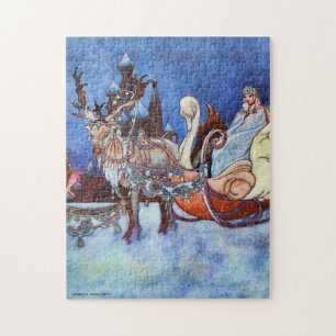 Ryska prinsessan Winter Scene av Charles Robinson Pussel