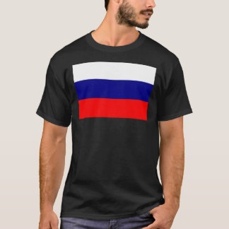 Ryska,Rysslands flagga Classic T-Shirt