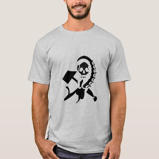 ryska Sickle och Hammer Evil Invasion T Shirt (Framsida)