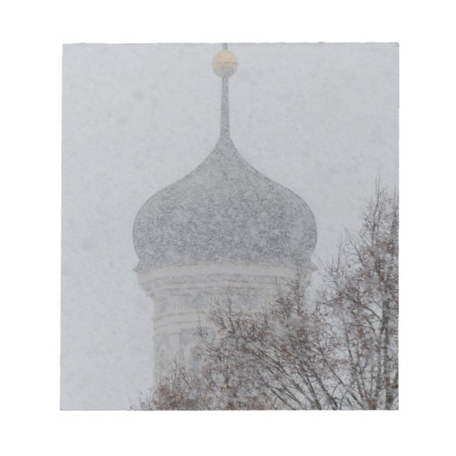 Ryska Snöstorm Anteckningsblock (Framsida)