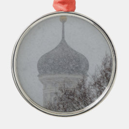 Ryska Snöstorm Julgransprydnad Metall