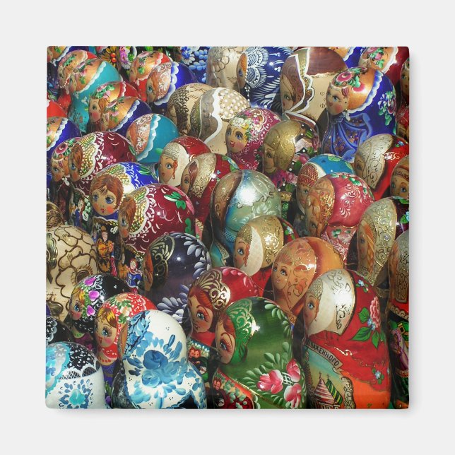 Ryska souvenirer  magnet (Framsidan)