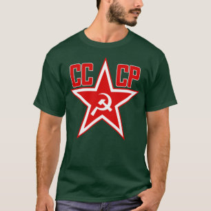 ryska Sovjetröda CCCP Clean T Shirt