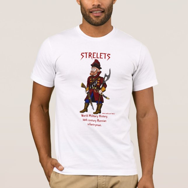 Ryska strelets kyler t-skjorta design tröja (Framsida)