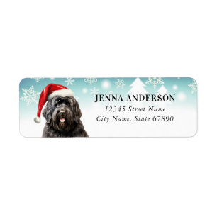 Ryska Terrier-Adressetiketter Returadress Etikett