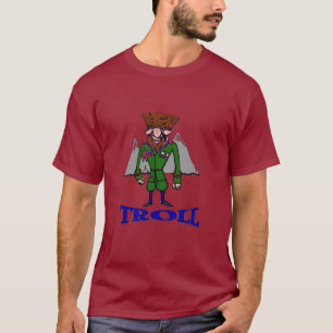 Ryska Troll Tecknad T-Shirt