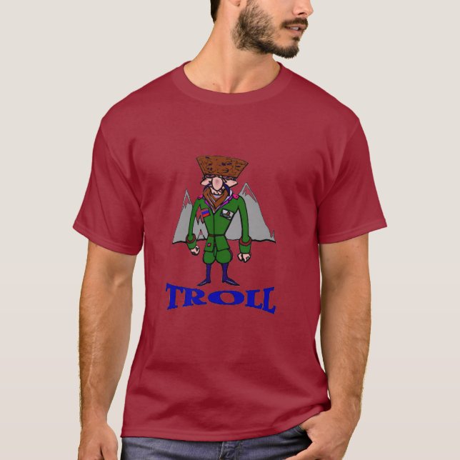 Ryska Troll Tecknad T-Shirt (Framsida)