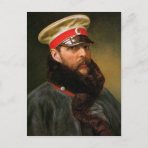 Ryska Tsar Alexander II Vykort