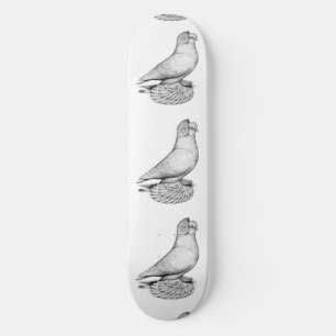 ryska Tumbler Pigeon Skateboard Bräda 19,5 Cm