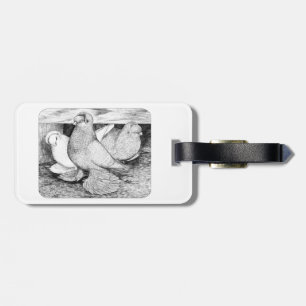 ryska Tumbler Pigeons 1984 Bagagebricka