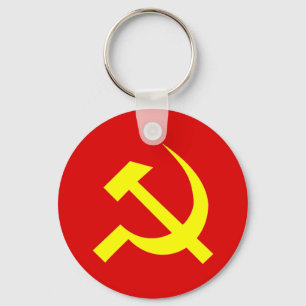 Ryska USSR bultar & skäran Keychain Nyckelring