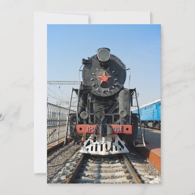 Ryskt ånglok P-0001 Victory (Pobeda). (Framsida)