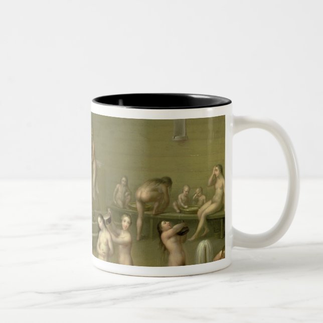 Ryskt bad, 1825 Två-Tonad mugg (Höger)