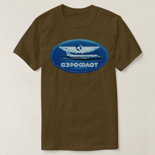 Ryskt flygbolag t shirt (Design framsida)