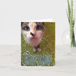 Ryskt grattiskort (i ryss) kort