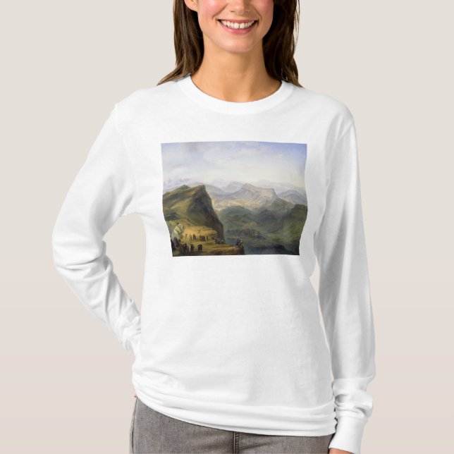 Ryskt militärt läger i Dagestan, 1895 T-shirt (Framsida)