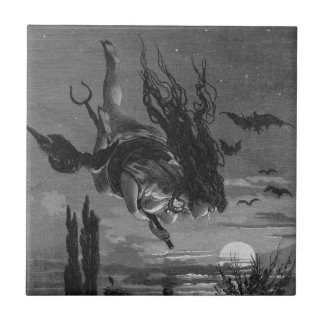 Ryskt Witch: Picturesque Russia Ceramic Tile Kakelplatta